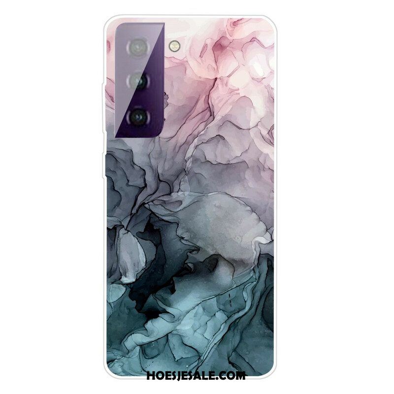 Hoesje voor Samsung Galaxy S21 Plus 5G Waterverf Kunstwerk