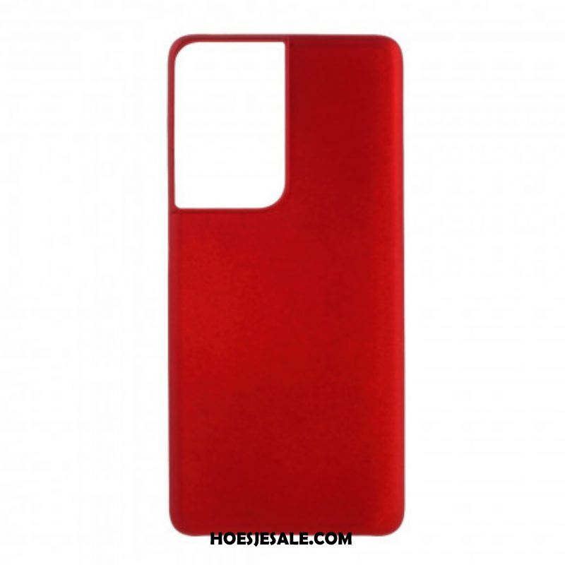 Hoesje voor Samsung Galaxy S21 Ultra 5G Rubber Meer