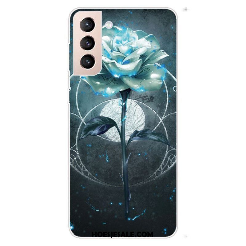 Hoesje voor Samsung Galaxy S22 5G Flexibele Bloemen