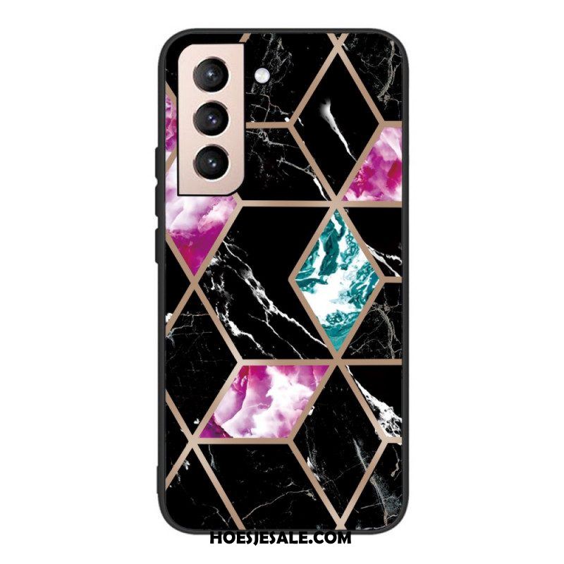 Hoesje voor Samsung Galaxy S22 5G Weiger Geometrisch Marmer