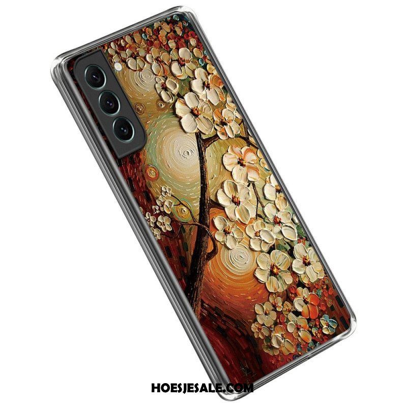 Hoesje voor Samsung Galaxy S23 5G Flexibele Bloemen