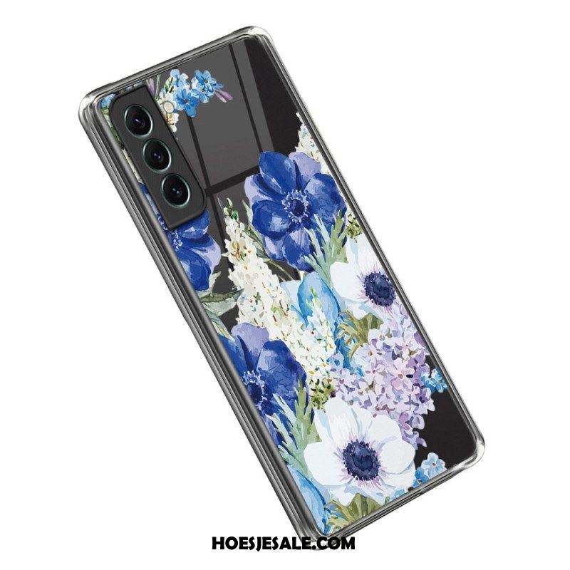 Hoesje voor Samsung Galaxy S23 5G Plantaardig Transparant