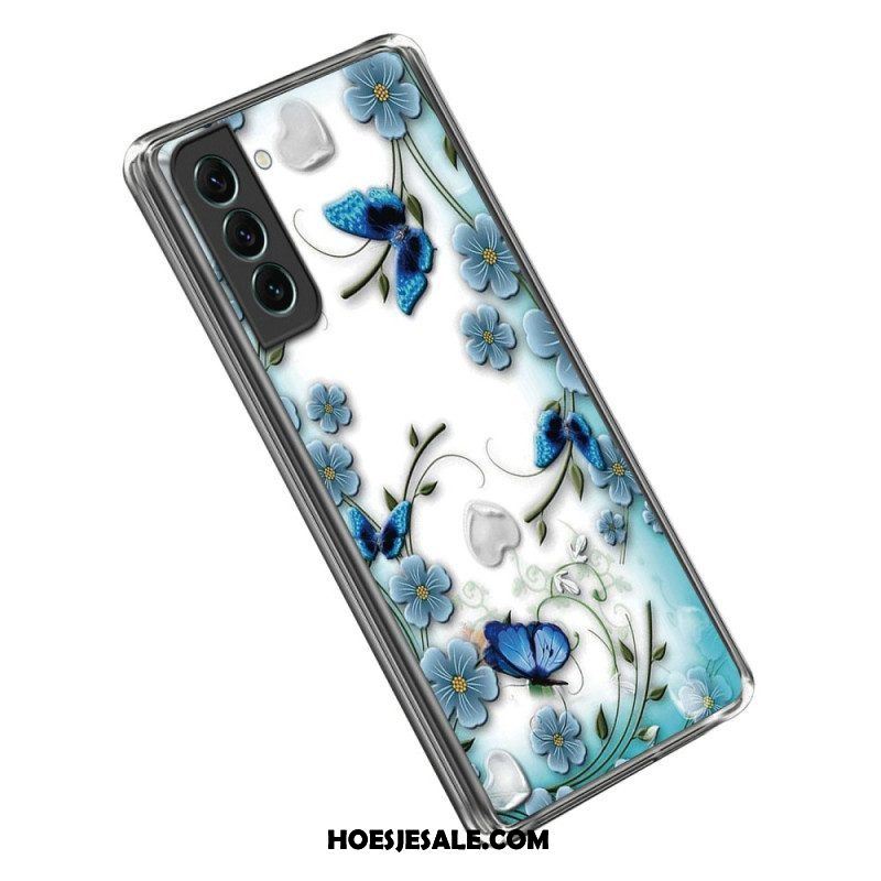 Hoesje voor Samsung Galaxy S23 Plus 5G Naadloze Bloemen