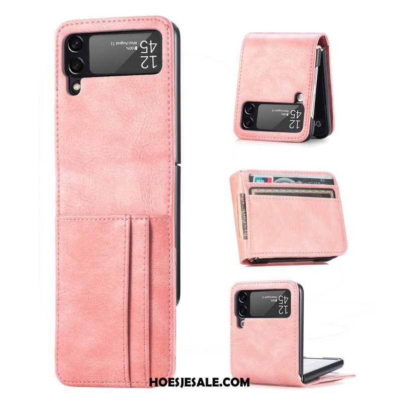 Hoesje voor Samsung Galaxy Z Flip 3 5G Portemonnee Folio-hoesje Stijl Lederen Portemonnee