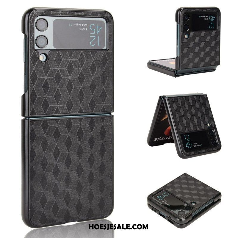 Hoesje voor Samsung Galaxy Z Flip 4 Folio-hoesje 3d-effect