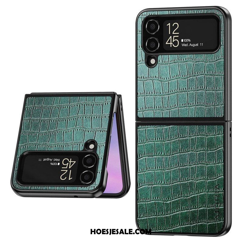 Hoesje voor Samsung Galaxy Z Flip 4 Folio-hoesje Aioria Krokodil