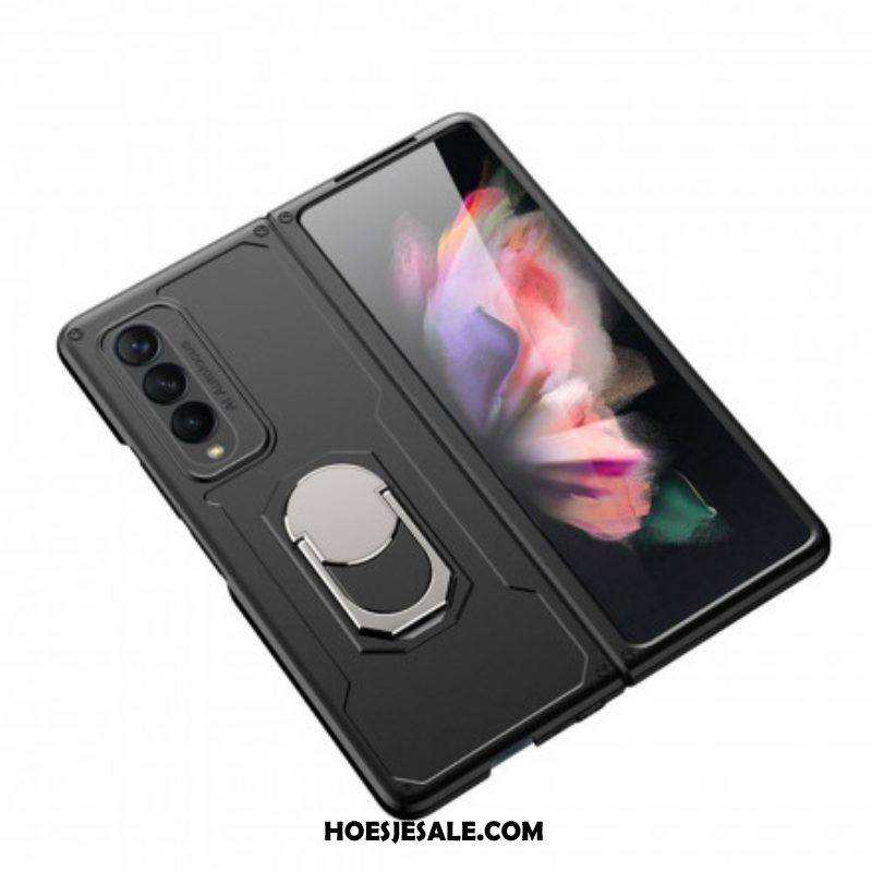 Hoesje voor Samsung Galaxy Z Fold 3 5G Hybride Met Ring-support Gkk