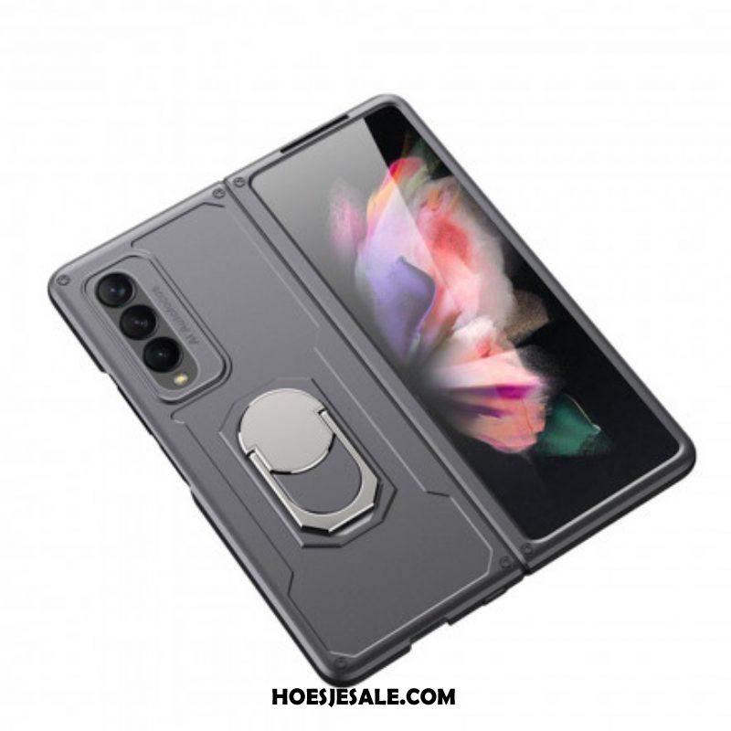 Hoesje voor Samsung Galaxy Z Fold 3 5G Hybride Met Ring-support Gkk