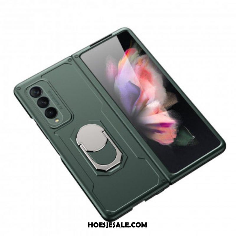 Hoesje voor Samsung Galaxy Z Fold 3 5G Hybride Met Ring-support Gkk