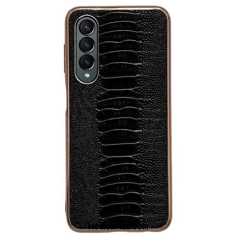 Hoesje voor Samsung Galaxy Z Fold 4 Croco Lijn