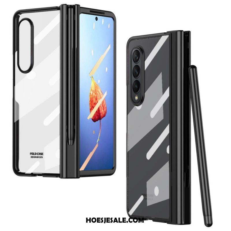 Hoesje voor Samsung Galaxy Z Fold 4 Frosted Shell Met Stylus