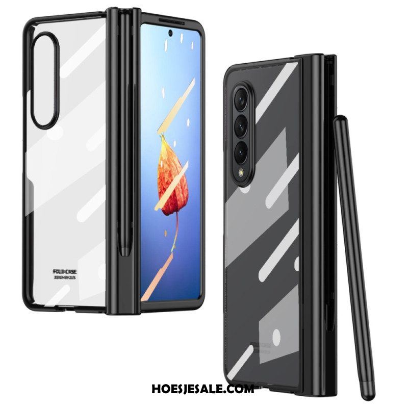 Hoesje voor Samsung Galaxy Z Fold 4 Frosted Shell Met Stylus