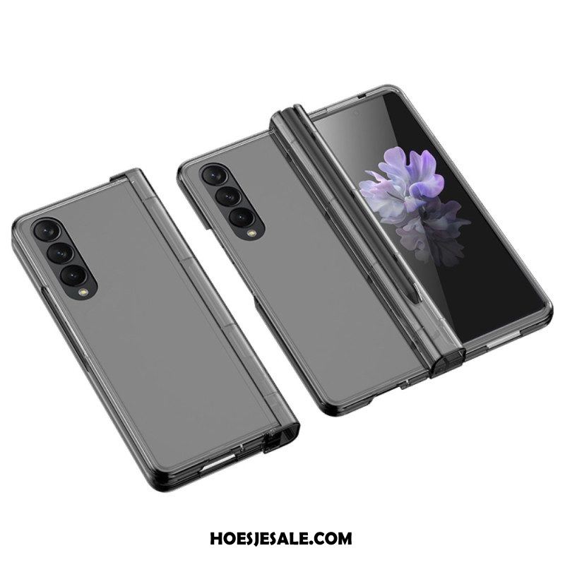 Hoesje voor Samsung Galaxy Z Fold 4 Rubberen Scharnier