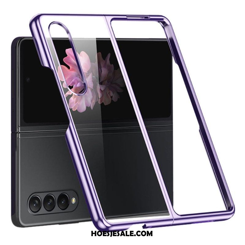 Hoesje voor Samsung Galaxy Z Fold 4 Transparant Metaal