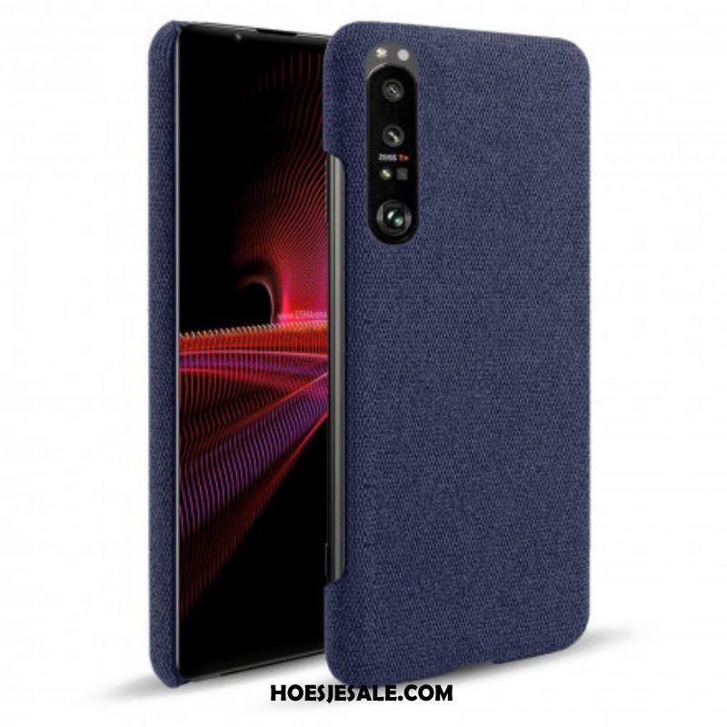 Hoesje voor Sony Xperia 1 III Textuurstof Ksq