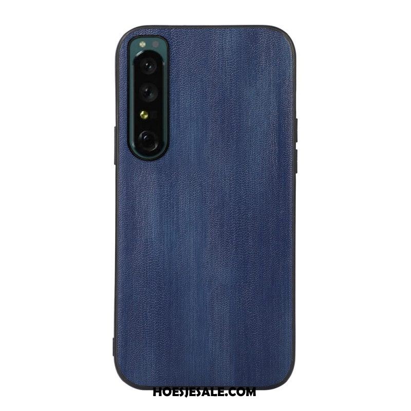 Hoesje voor Sony Xperia 1 IV Kunstleer