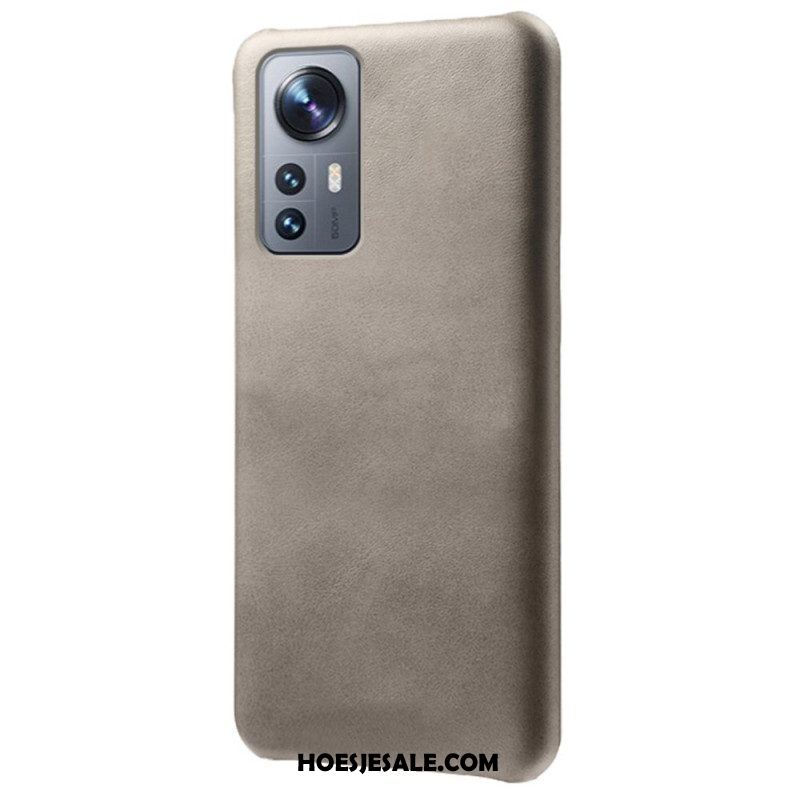 Hoesje voor Xiaomi 12 Pro Leer-effect