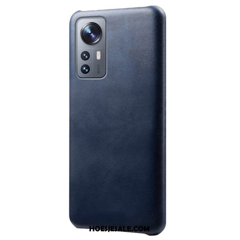 Hoesje voor Xiaomi 12 Pro Leer-effect