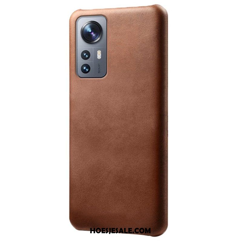 Hoesje voor Xiaomi 12 Pro Leer-effect