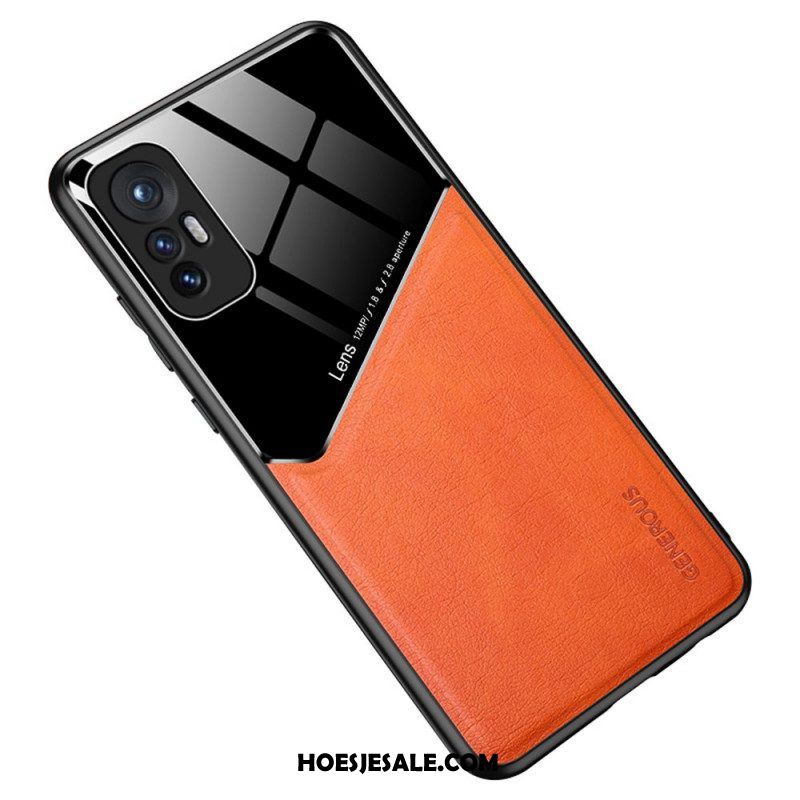 Hoesje voor Xiaomi 12 Pro Magnetisch Leereffect