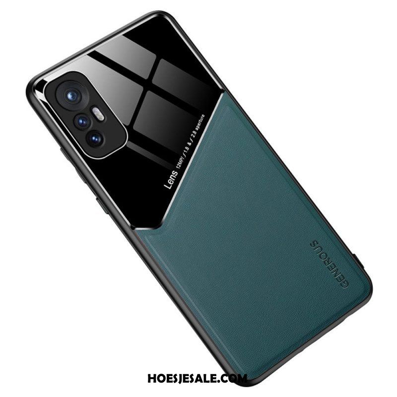 Hoesje voor Xiaomi 12 Pro Magnetisch Leereffect