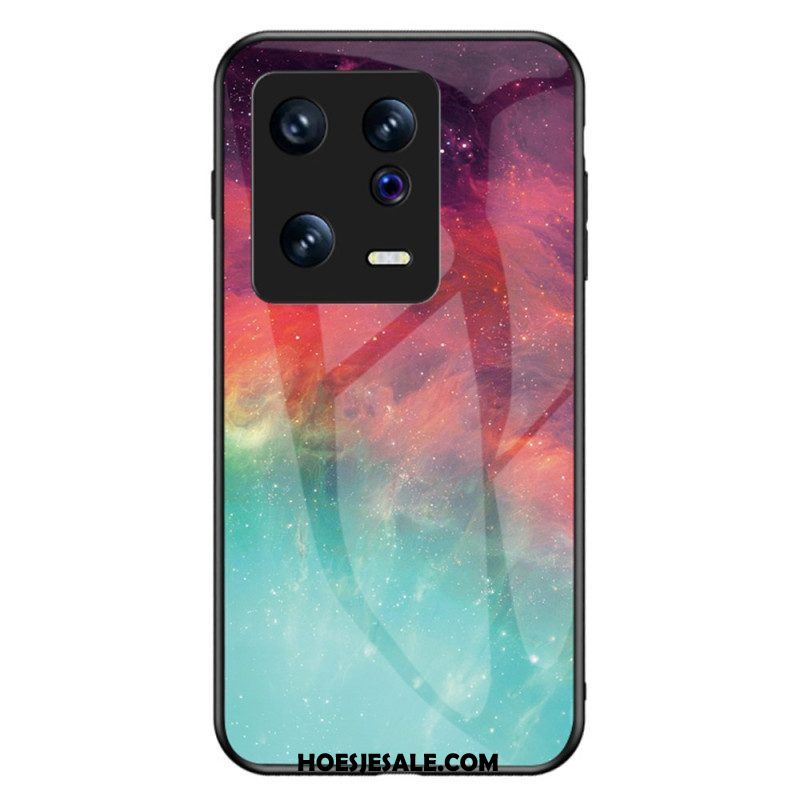 Hoesje voor Xiaomi 13 Patroon Van Gehard Glas