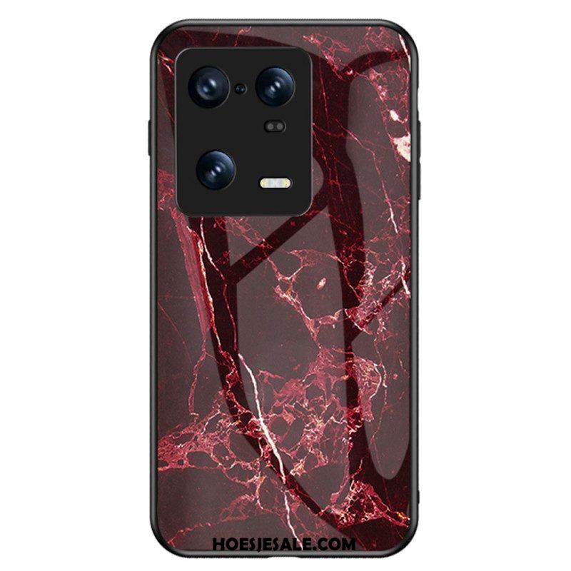 Hoesje voor Xiaomi 13 Pro Marmer Gehard Glas