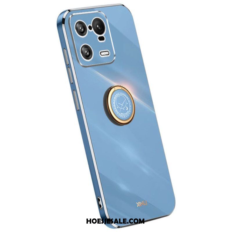 Hoesje voor Xiaomi 13 Pro Ringhouder Met Metaaleffect Xinli