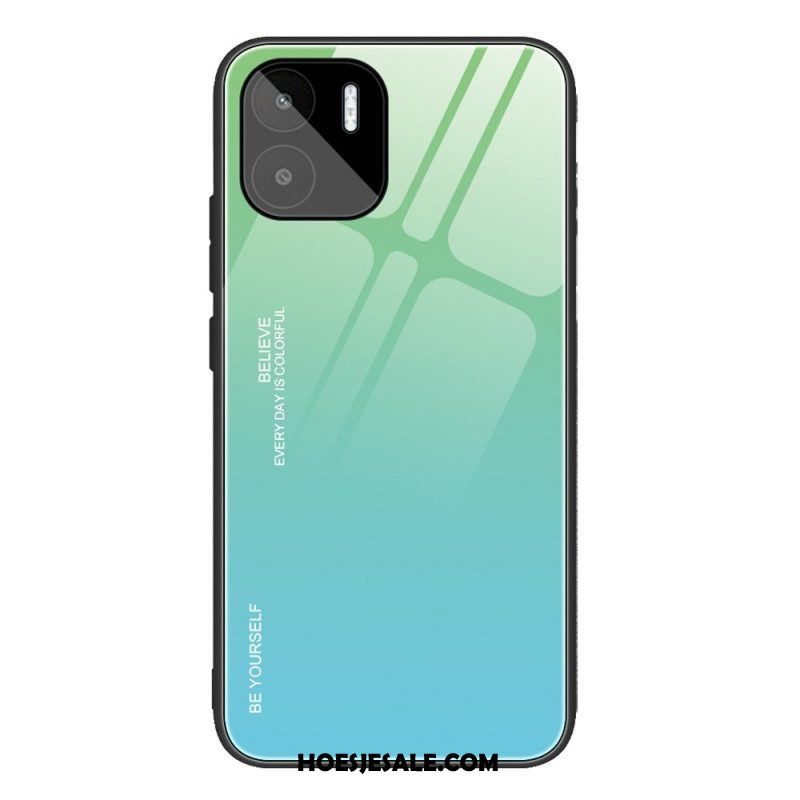 Hoesje voor Xiaomi Redmi A1 Gehard Glas Wees Jezelf