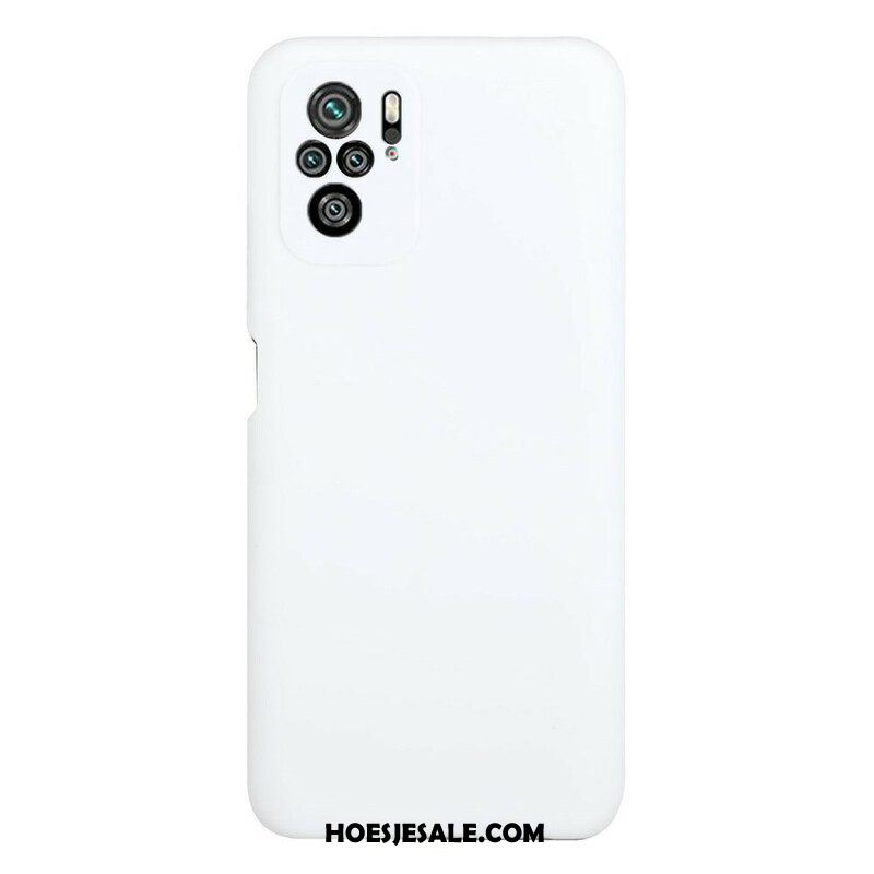 Hoesje voor Xiaomi Redmi Note 10 / 10S Flexibele Siliconen Mat