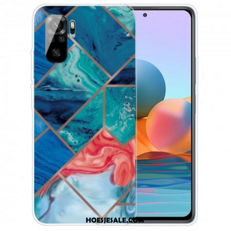 Hoesje voor Xiaomi Redmi Note 10 / 10S Ontwerper Marmer