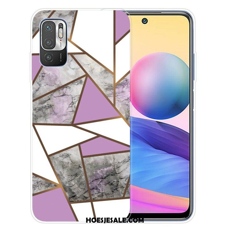 Hoesje voor Xiaomi Redmi Note 10 5G Geometrisch Marmer