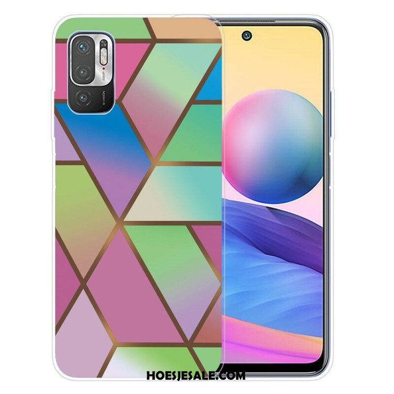 Hoesje voor Xiaomi Redmi Note 10 5G Geometrisch Marmer