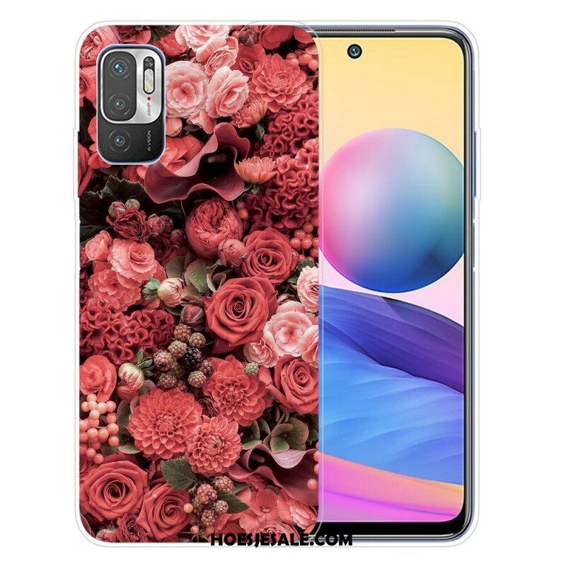 Hoesje voor Xiaomi Redmi Note 10 5G Intense Bloemen