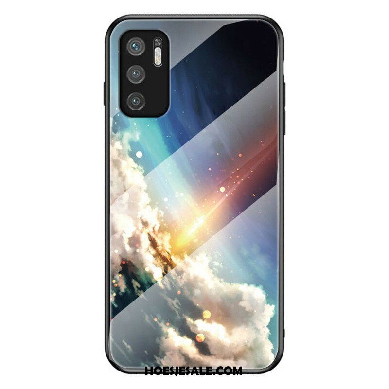 Hoesje voor Xiaomi Redmi Note 10 5G Schoonheid Gehard Glas