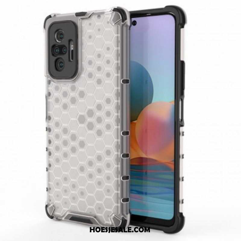 Hoesje voor Xiaomi Redmi Note 10 Pro Honingraatstijl