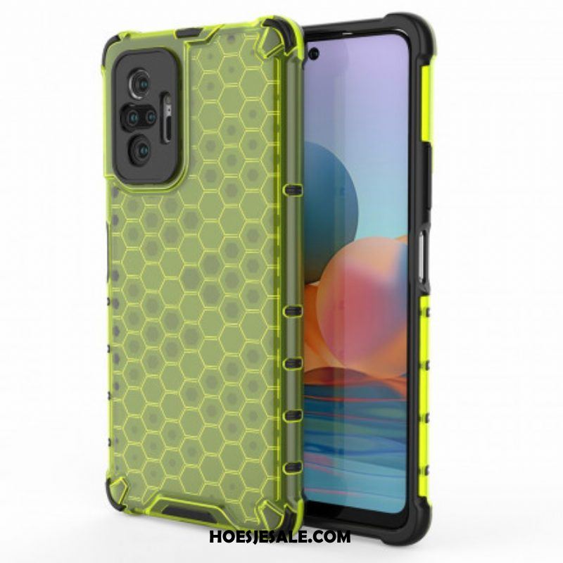 Hoesje voor Xiaomi Redmi Note 10 Pro Honingraatstijl