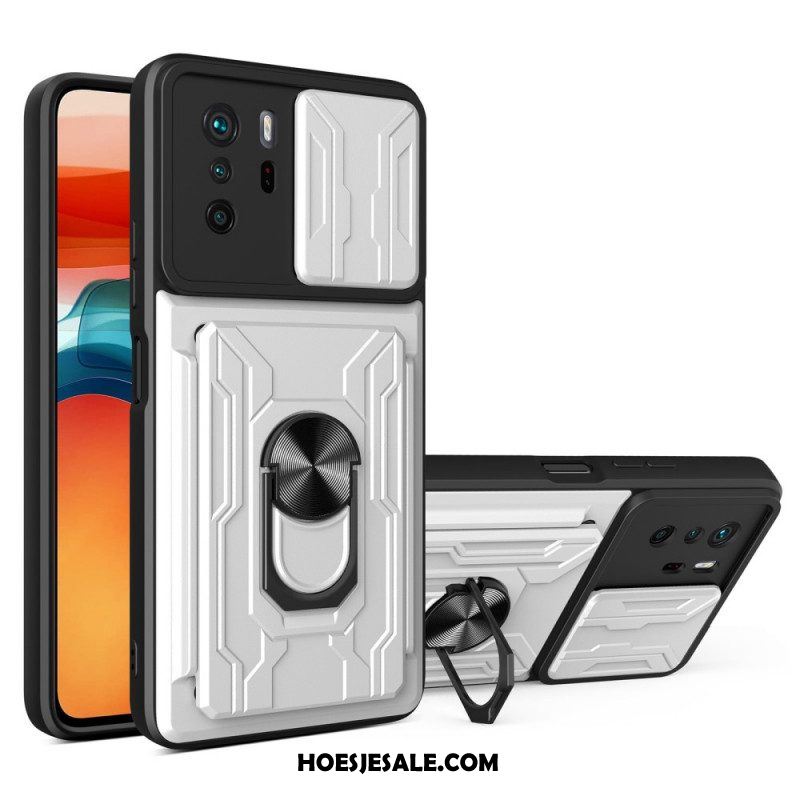 Hoesje voor Xiaomi Redmi Note 10 Pro Houder & Lensbeschermer & Houder