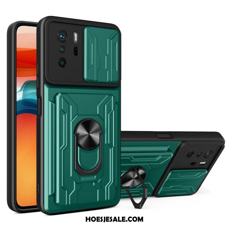 Hoesje voor Xiaomi Redmi Note 10 Pro Houder & Lensbeschermer & Houder