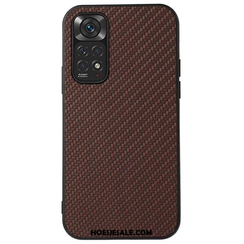 Hoesje voor Xiaomi Redmi Note 11 / 11S Koolstofvezel