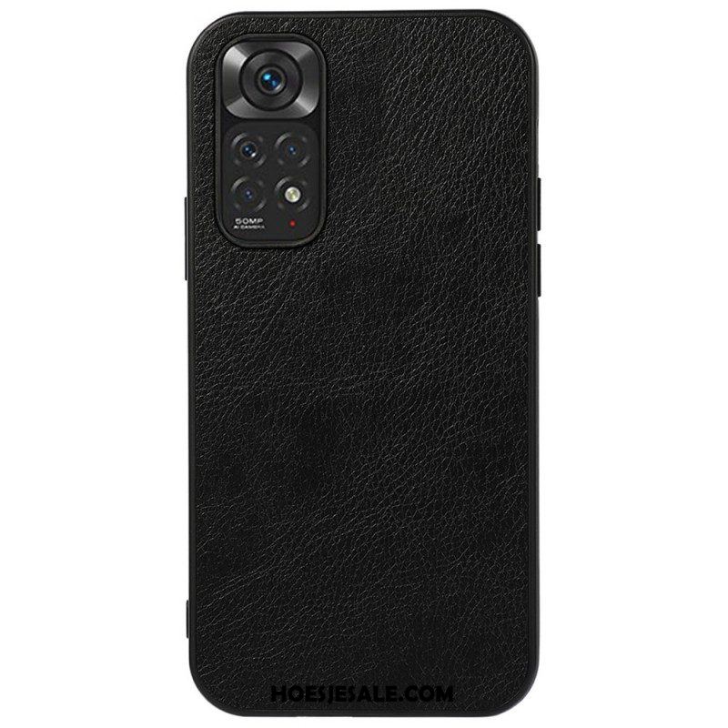 Hoesje voor Xiaomi Redmi Note 11 / 11S Lychee Kunstleer