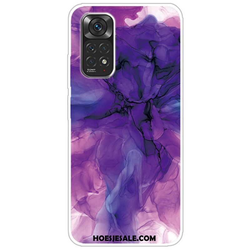 Hoesje voor Xiaomi Redmi Note 11 / 11S Waterverf Marmer