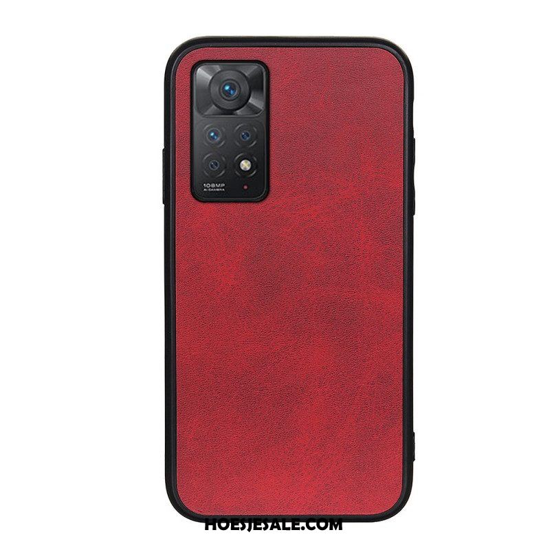 Hoesje voor Xiaomi Redmi Note 11 Pro / 11 Pro 5G Leer-effect