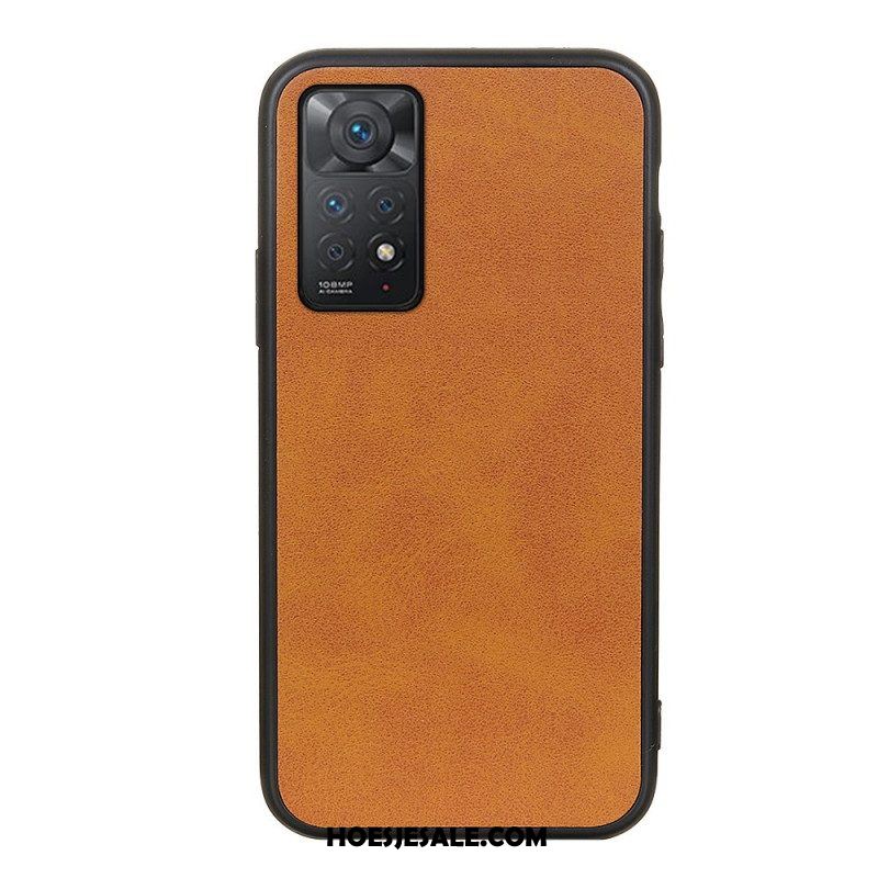 Hoesje voor Xiaomi Redmi Note 11 Pro / 11 Pro 5G Leer-effect