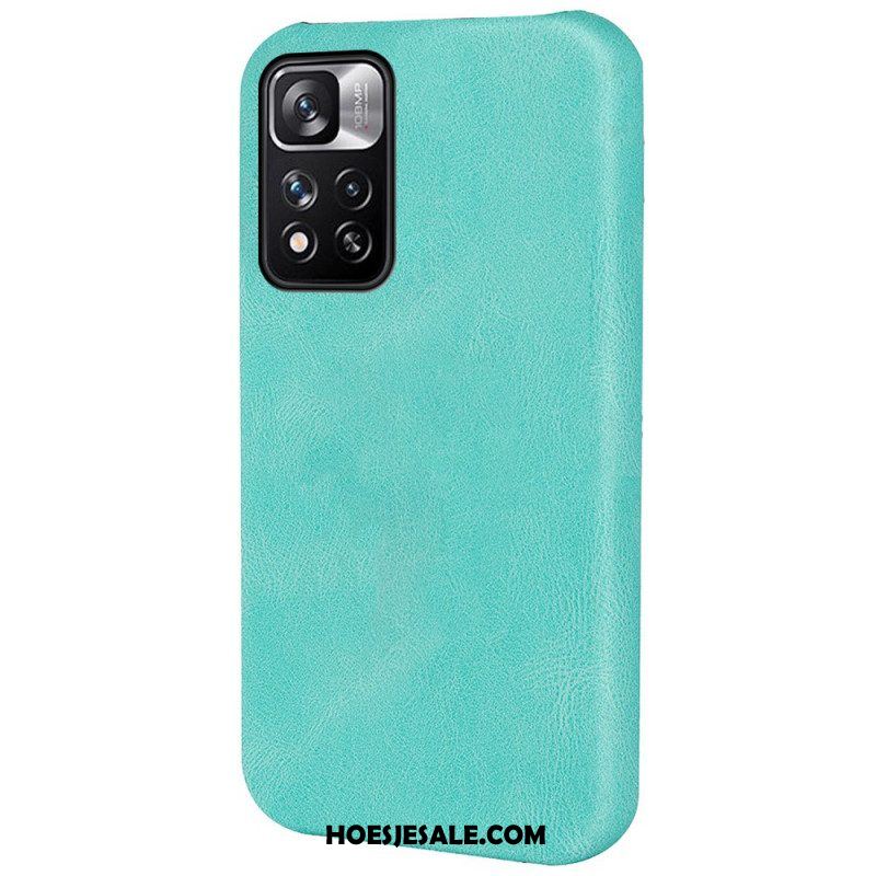 Hoesje voor Xiaomi Redmi Note 11 Pro Plus 5G Designer Leereffect