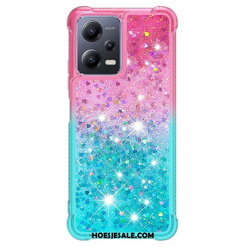 Hoesje voor Xiaomi Redmi Note 12 5G Kleur Pailletten