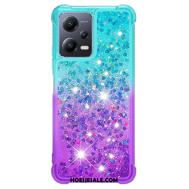 Hoesje voor Xiaomi Redmi Note 12 5G Kleur Pailletten