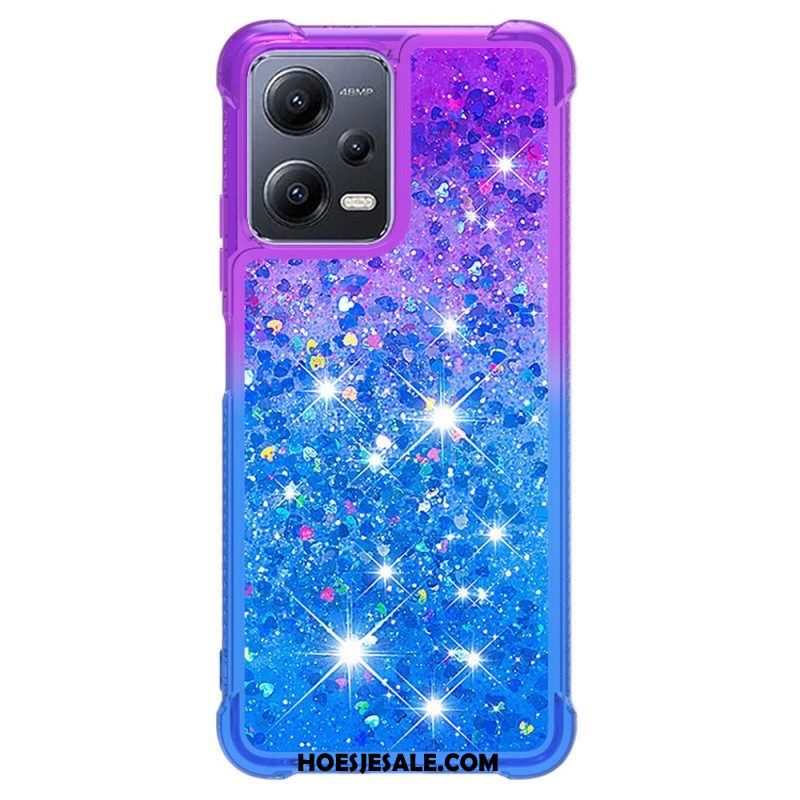 Hoesje voor Xiaomi Redmi Note 12 5G Kleur Pailletten