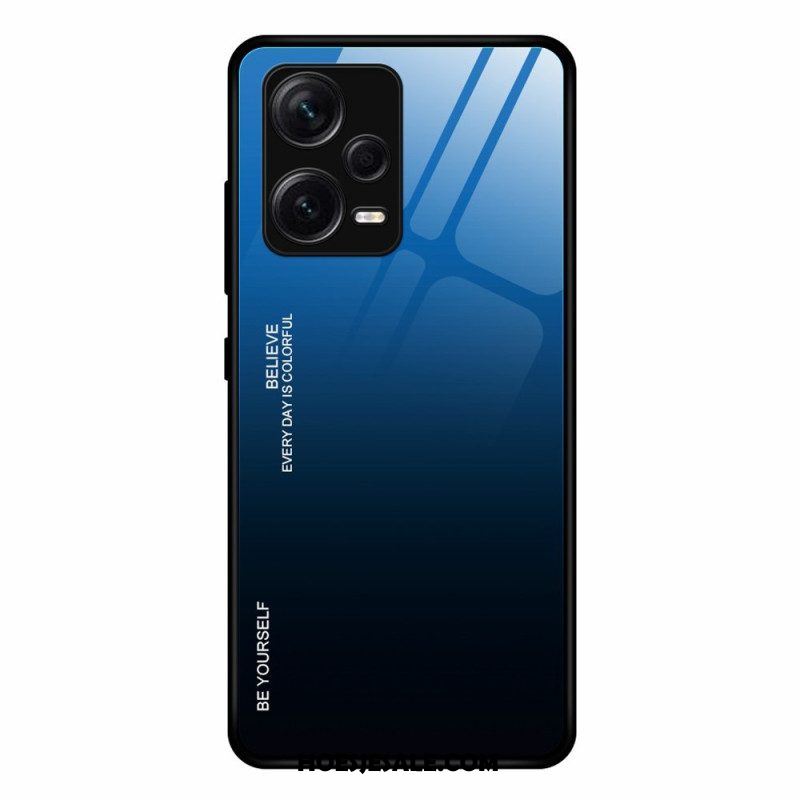 Hoesje voor Xiaomi Redmi Note 12 Pro Plus Gehard Glas Wees Jezelf