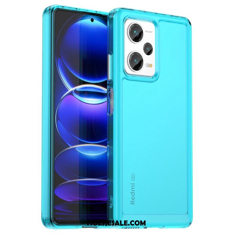 Hoesje voor Xiaomi Redmi Note 12 Pro Plus Transparante Candy-serie